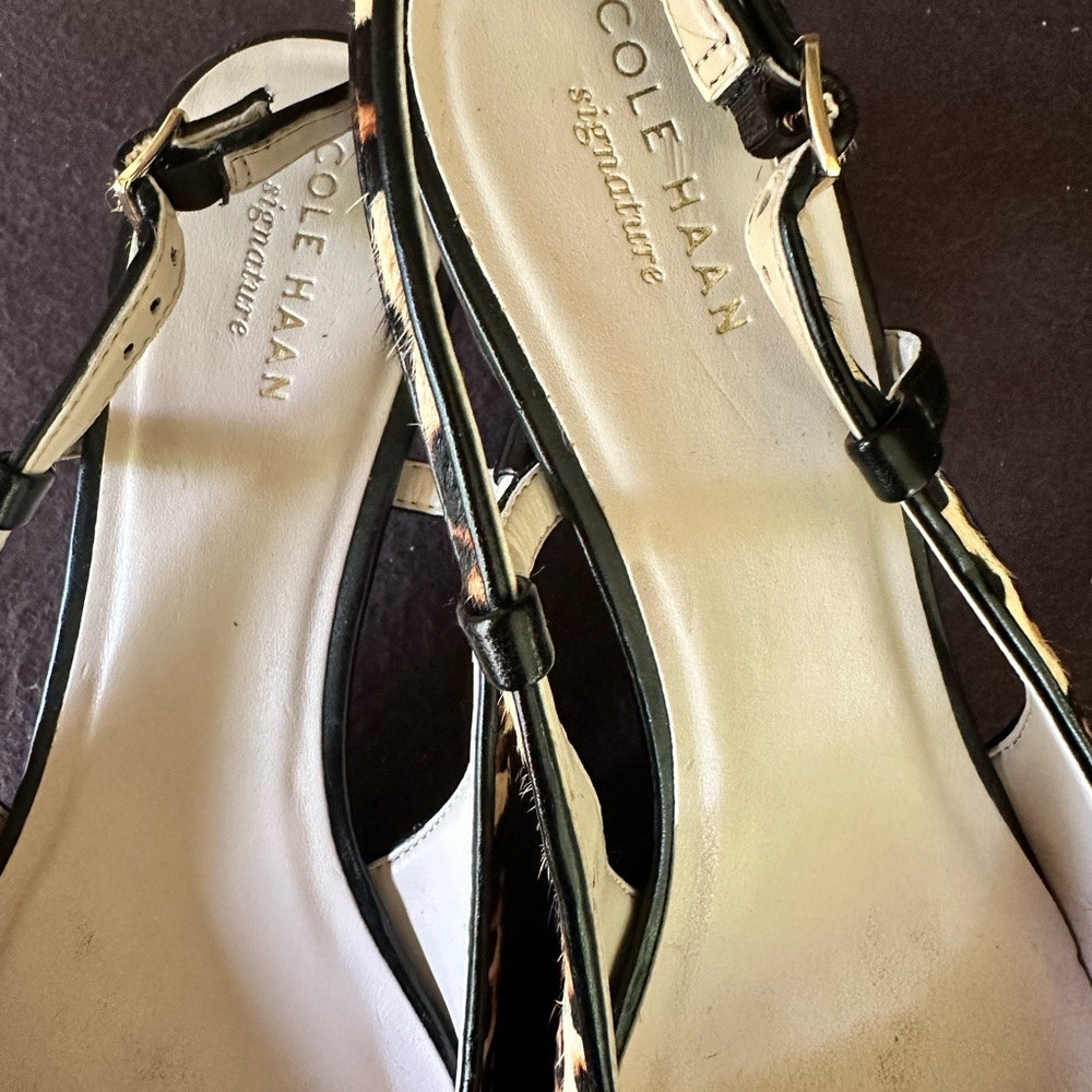 Cole Haan Brown and Black Heels - Picture 8 of 10